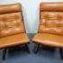 Fauteuil relax en cuir