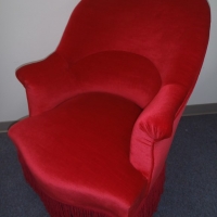 Fauteuil Crapaud finition frange